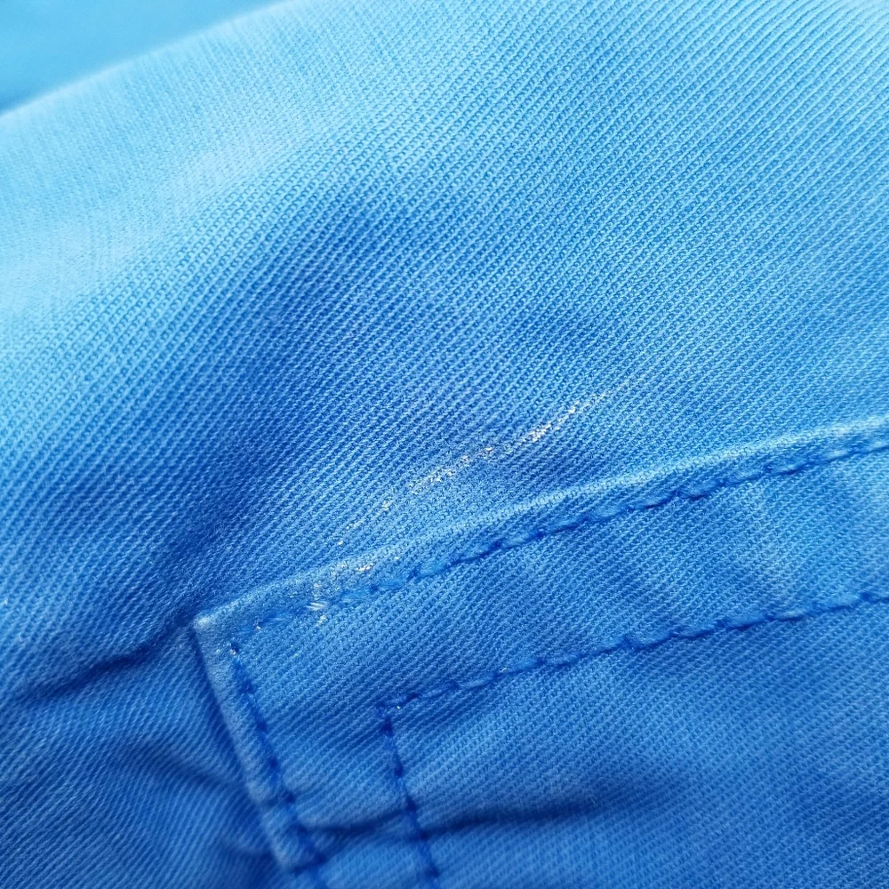 GAP Women's Bright Blue Utility Jacket - Picture 6 of 8